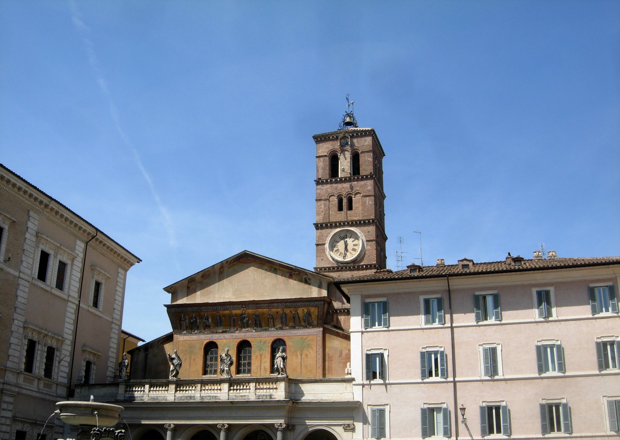 The Basilica of Santa Maria in Trastevere
