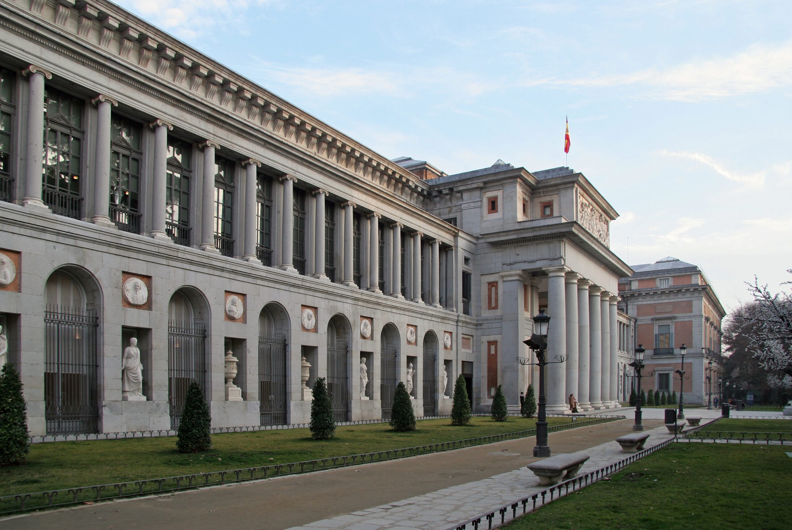 Prado Museum facade in Madrid