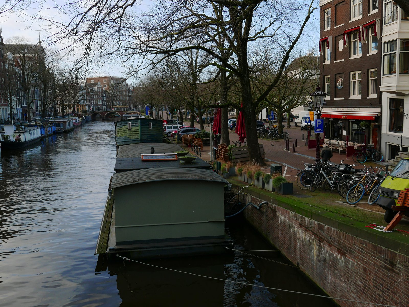 Prinsengracht canal houses Amsterdam