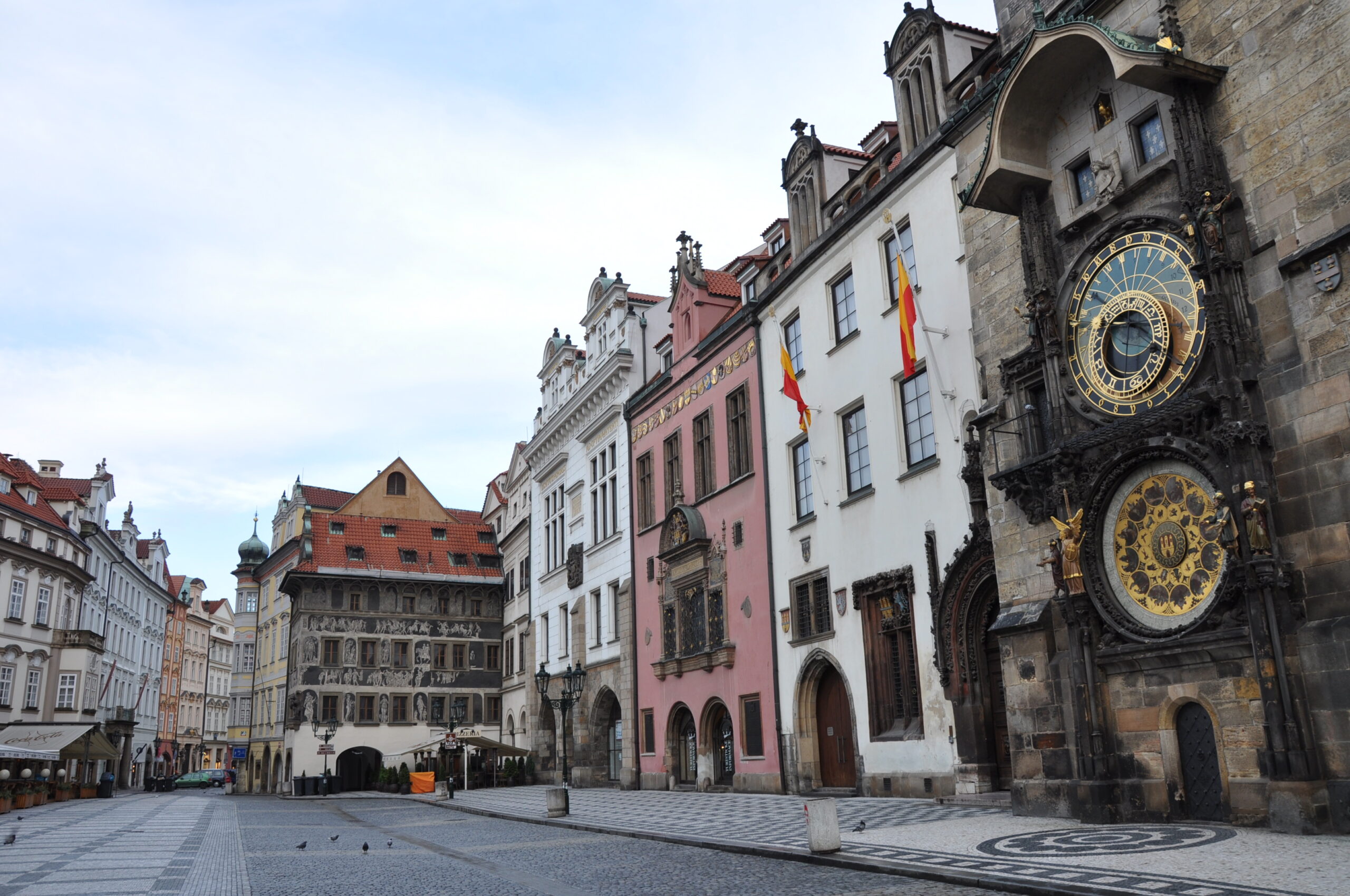 Old Town Square with Prague's Astronomical Clock