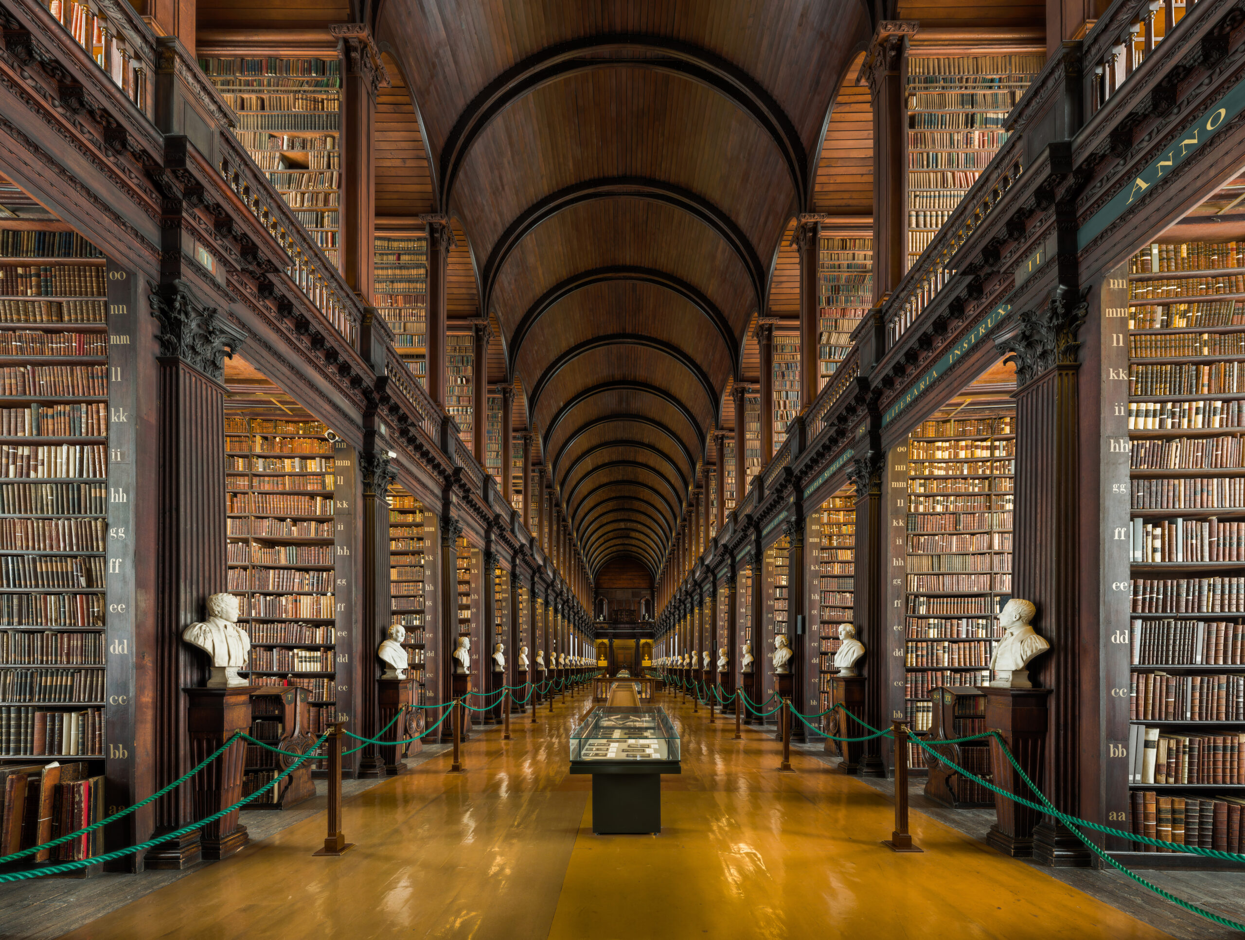 The Long Room library at Trinity College Dublin