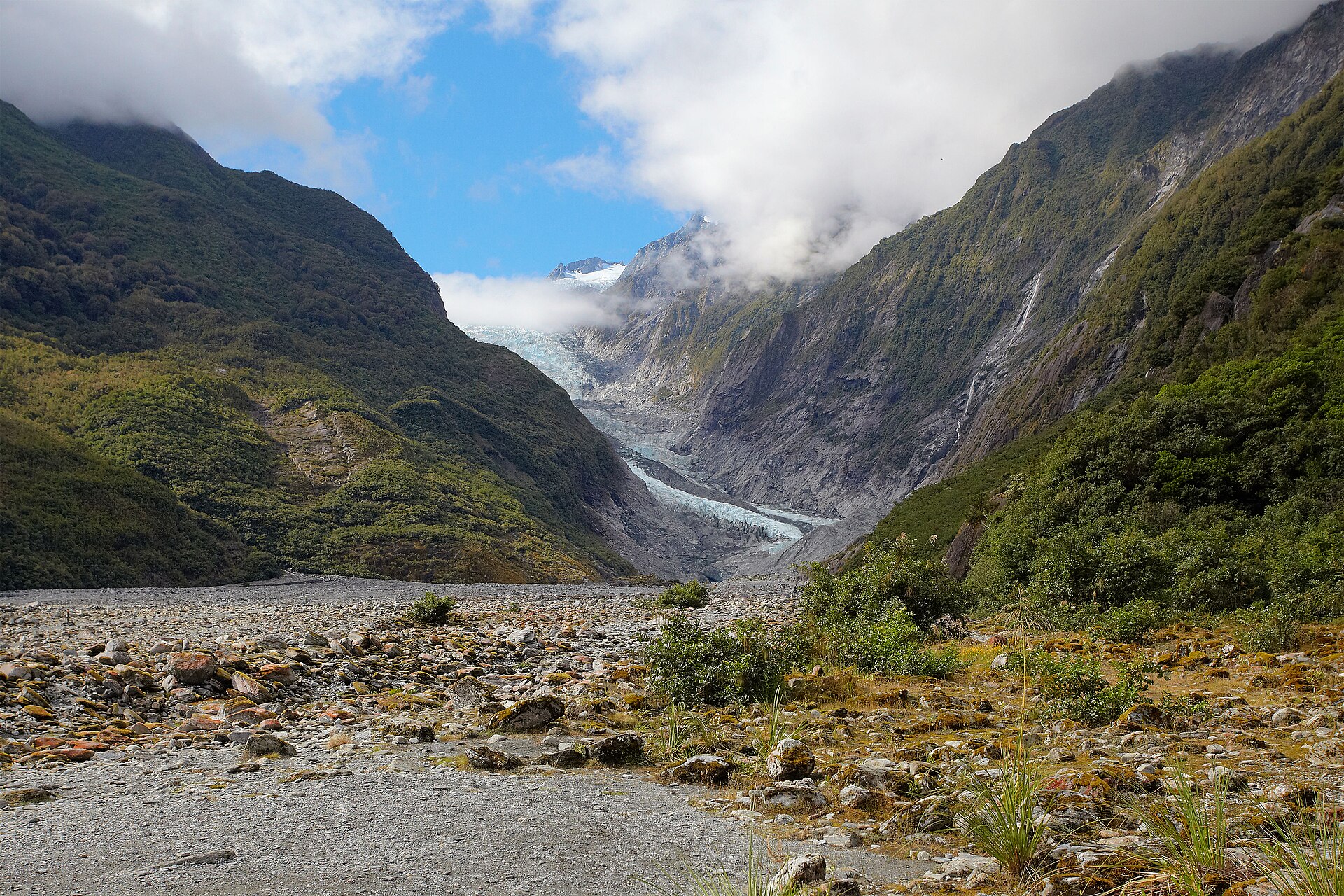 Franz Josef Glacier on New Zealand's West Coast