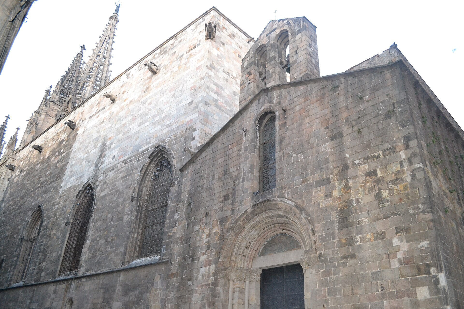 A narrow street in Barcelona's Gothic Quarter