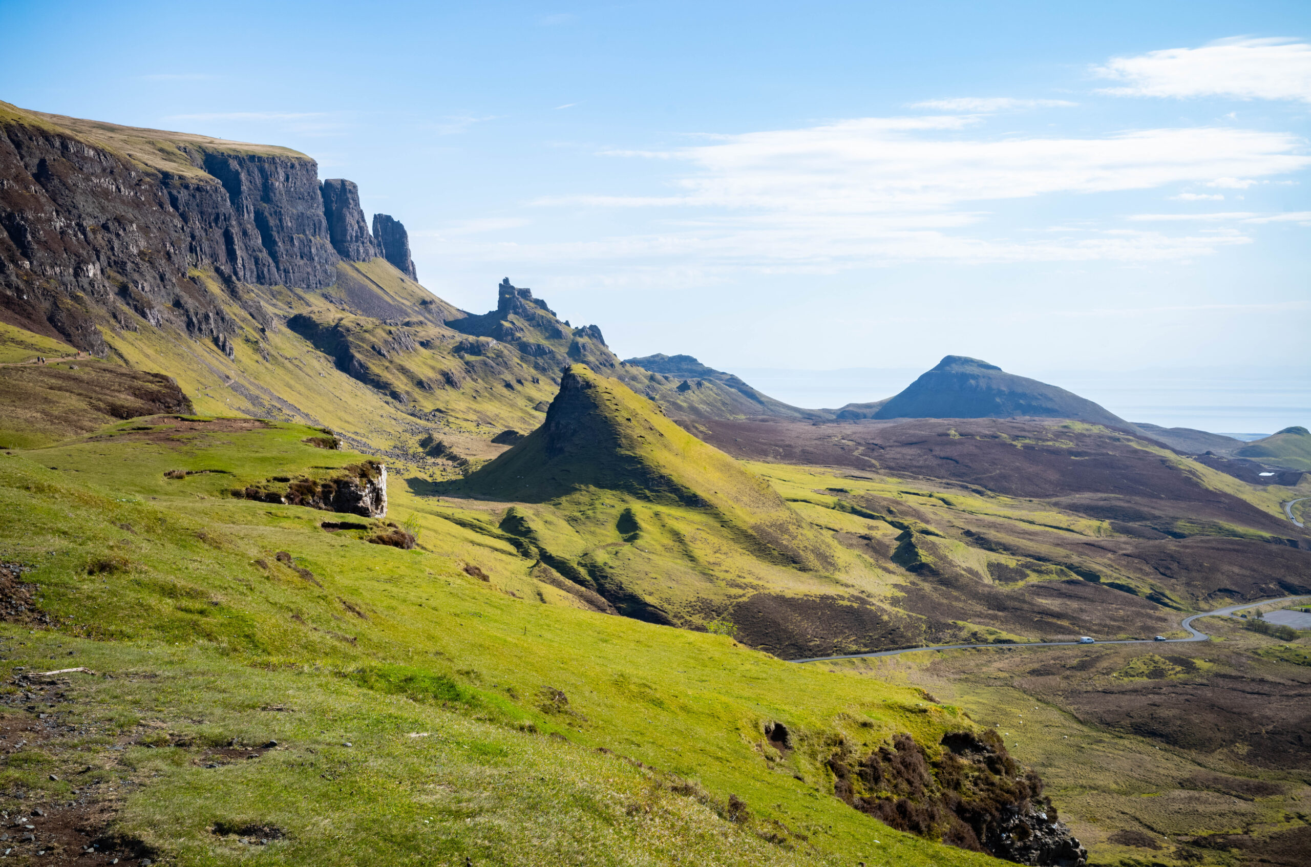 The Quiraing landslip on the Isle of Skye