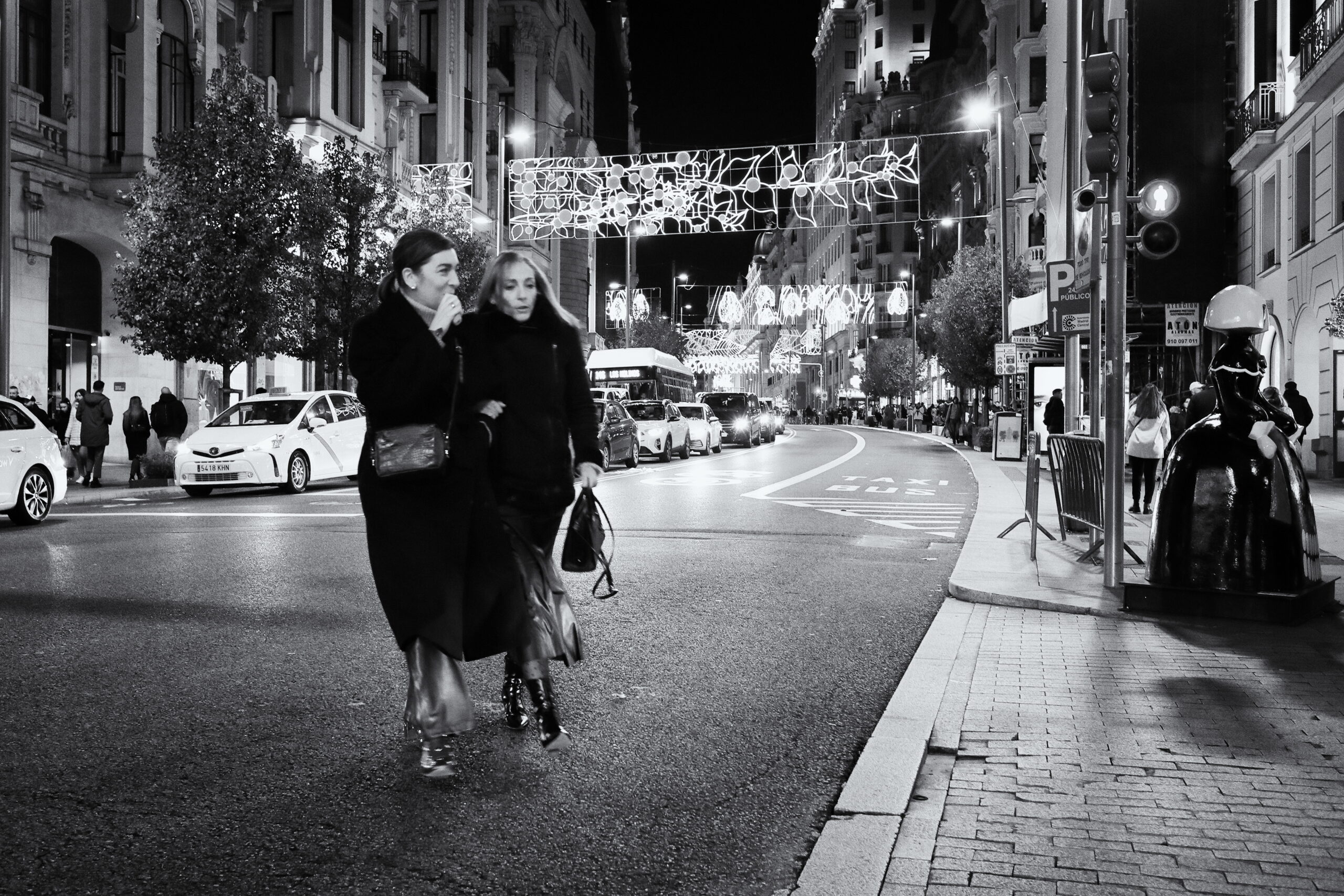 Gran Vía boulevard in Madrid