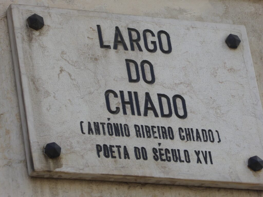 Largo do Chiado square in Lisbon