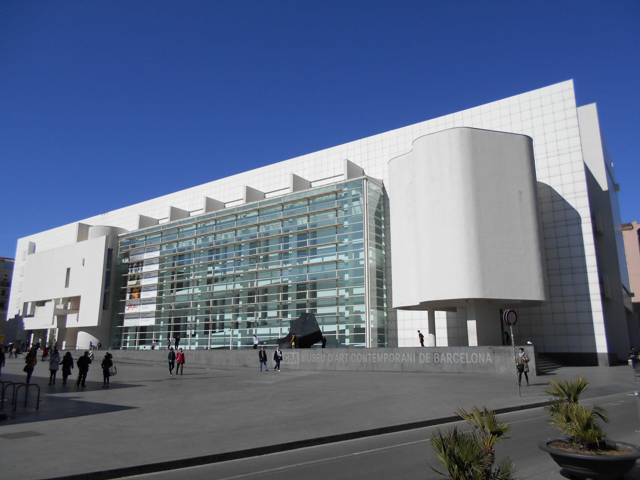 The MACBA contemporary art museum, El Raval's cultural anchor.