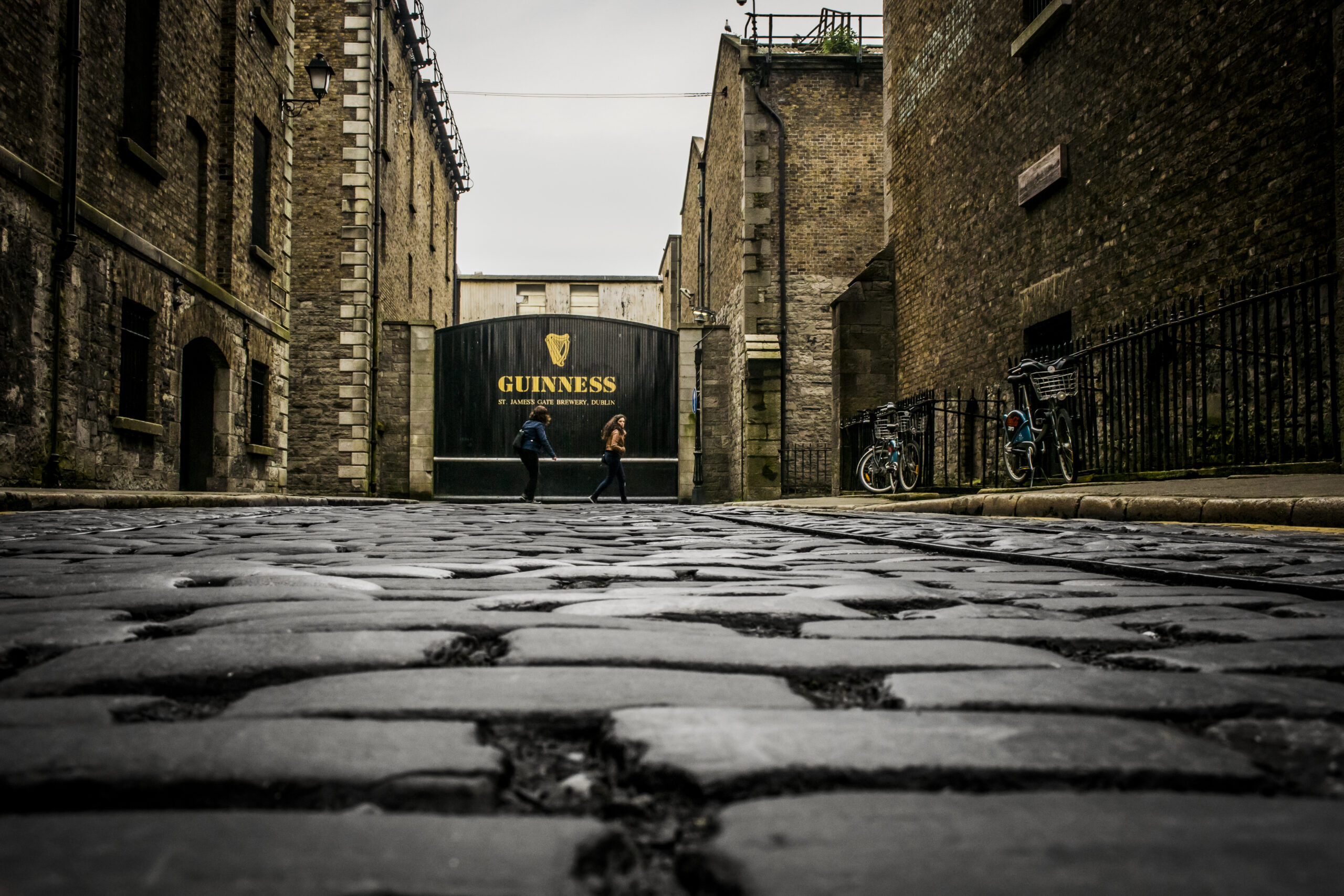 The Guinness Storehouse building in Dublin