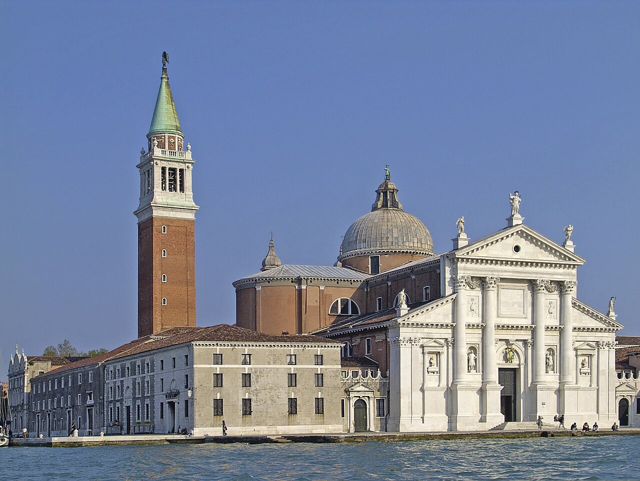 San Giorgio Maggiore basilica across the lagoon, Venice