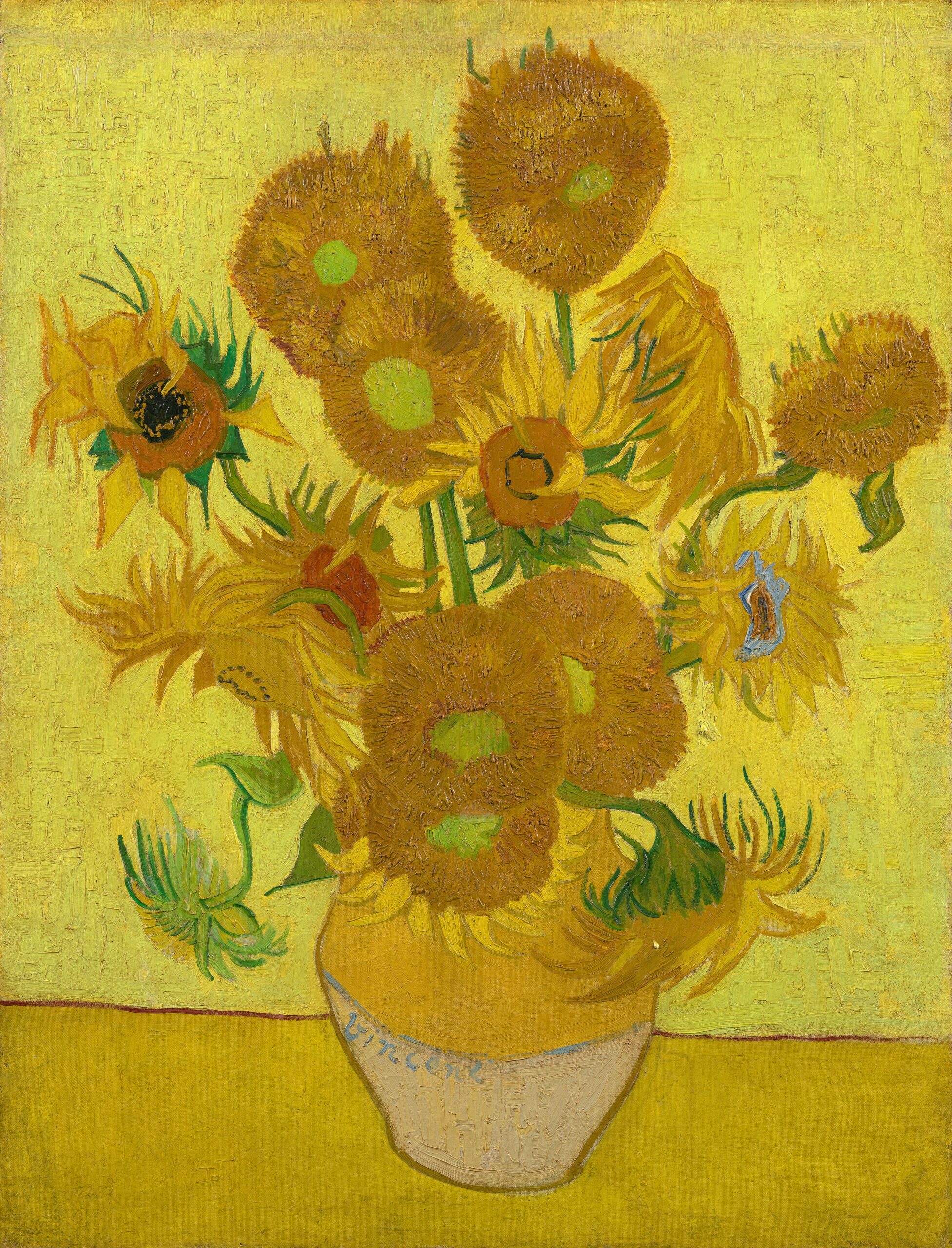 Van Gogh Sunflowers painting