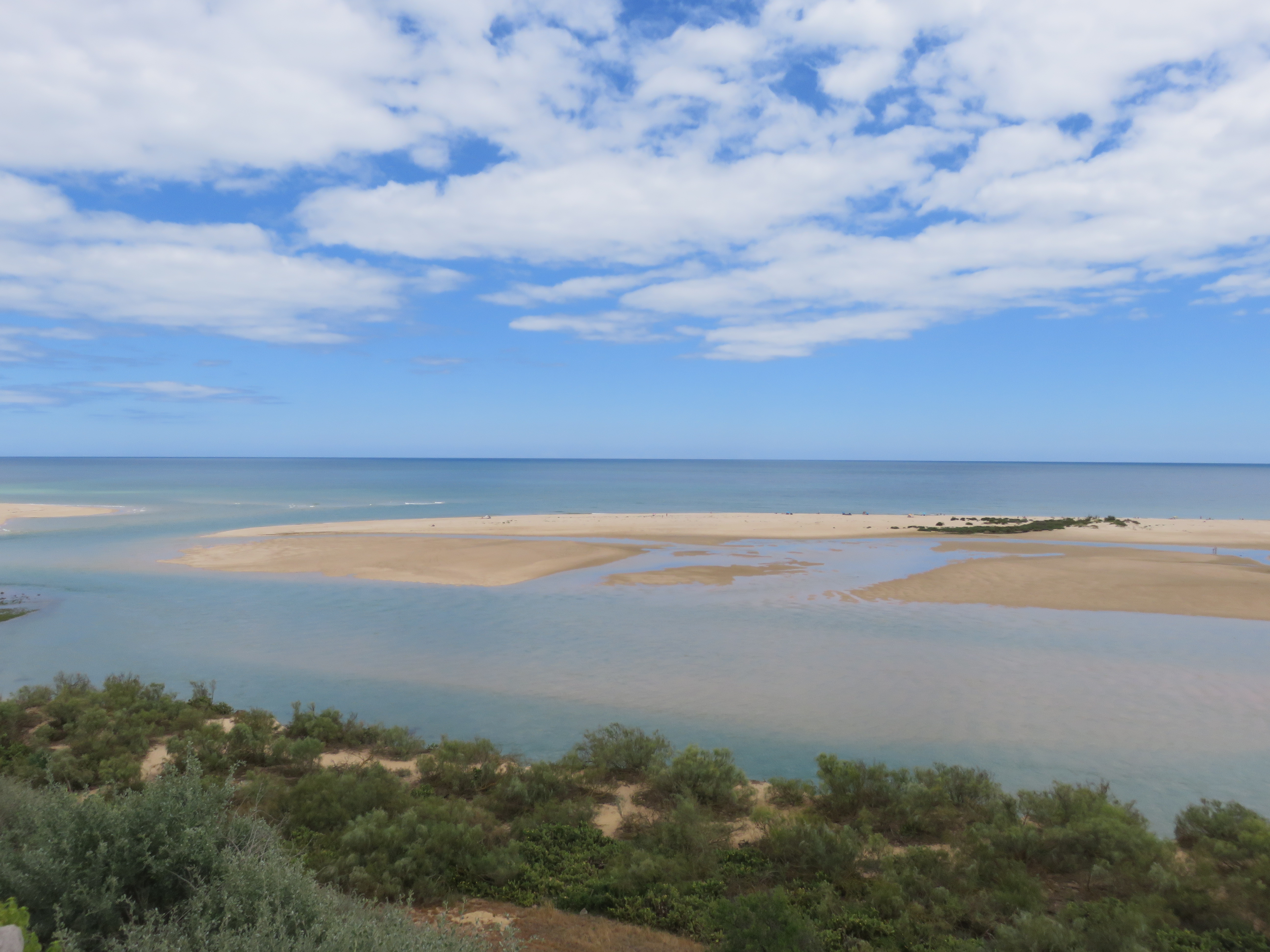 Ria Formosa lagoon near Faro, Algarve Portugal