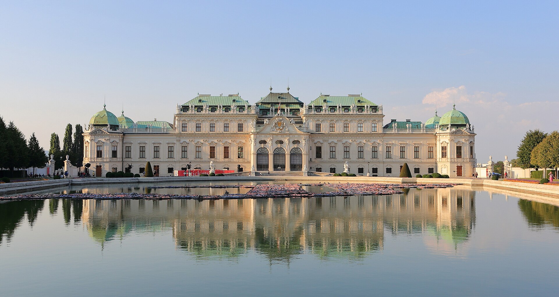 Upper Belvedere Palace, home to Klimt's The Kiss