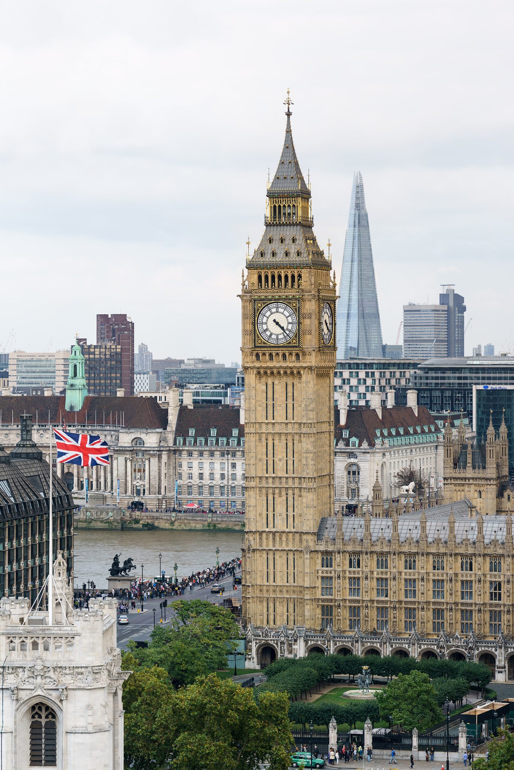 Big Ben Elizabeth Tower and Houses of Parliament London
