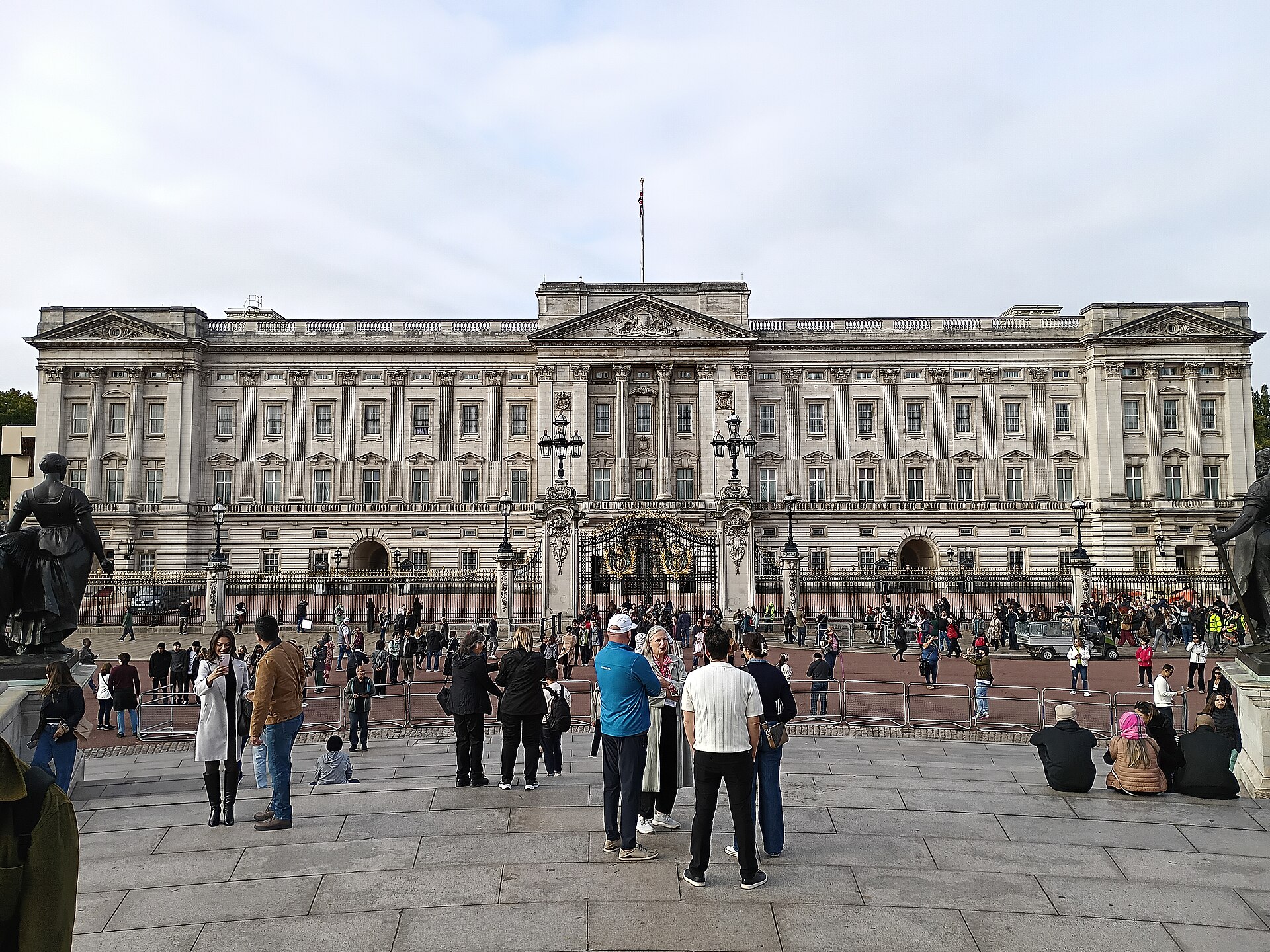 Buckingham Palace front facade London