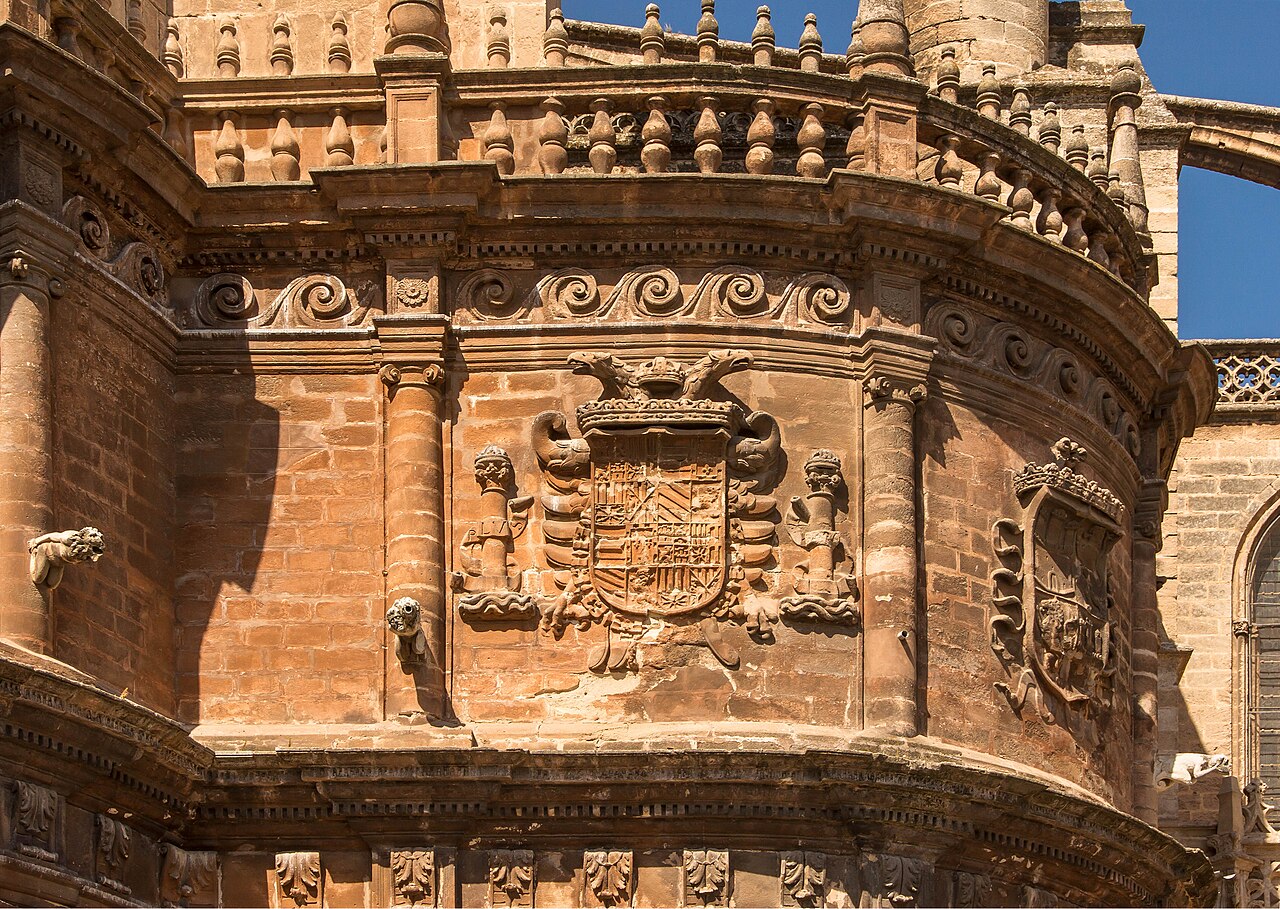 Seville Cathedral Gothic stonework detail