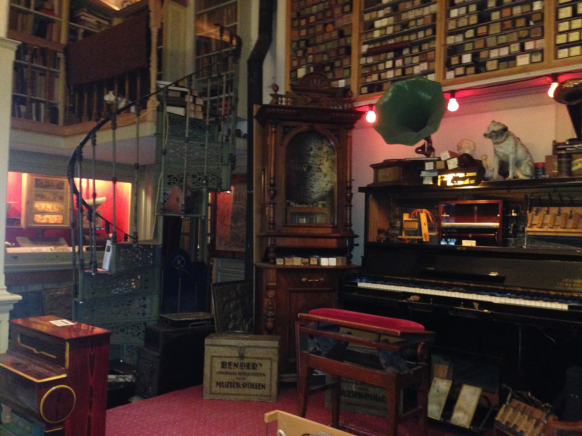 Pianola Museum self-playing pianos Amsterdam Jordaan