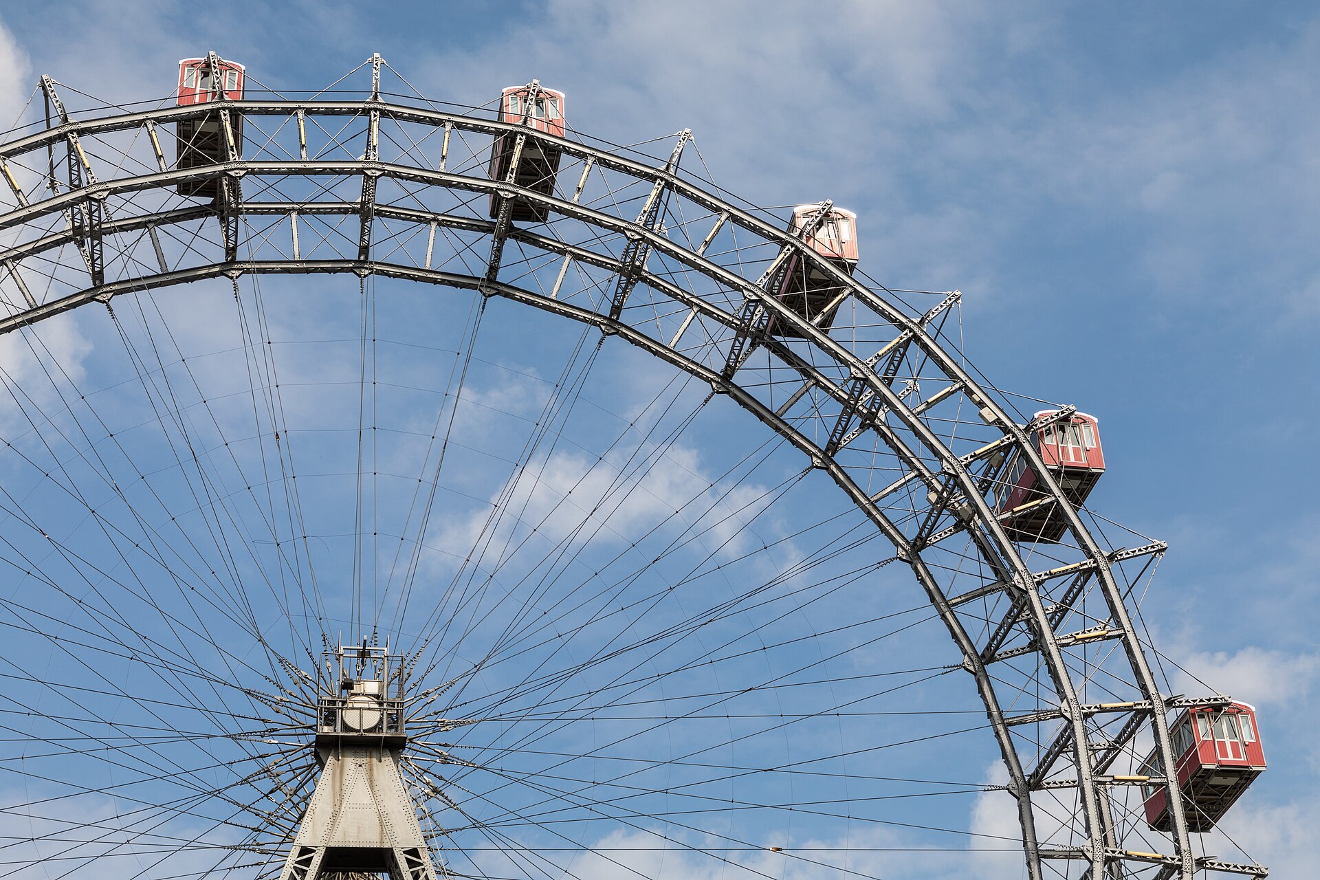 Riesenrad Ferris wheel in Vienna's Prater park, Leopoldstadt