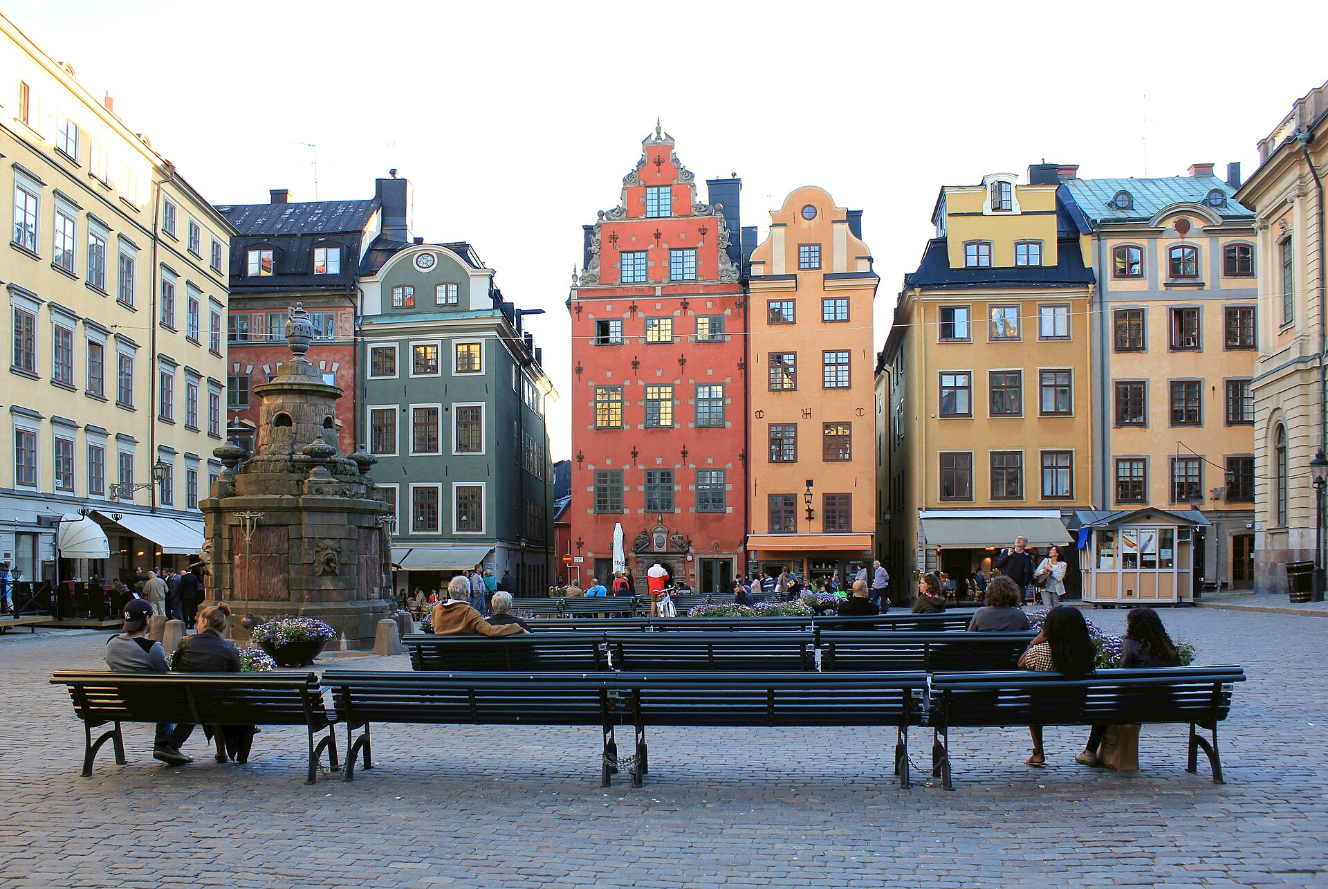 Stortorget square with colourful guild houses in Gamla Stan, Stockholm's Old Town