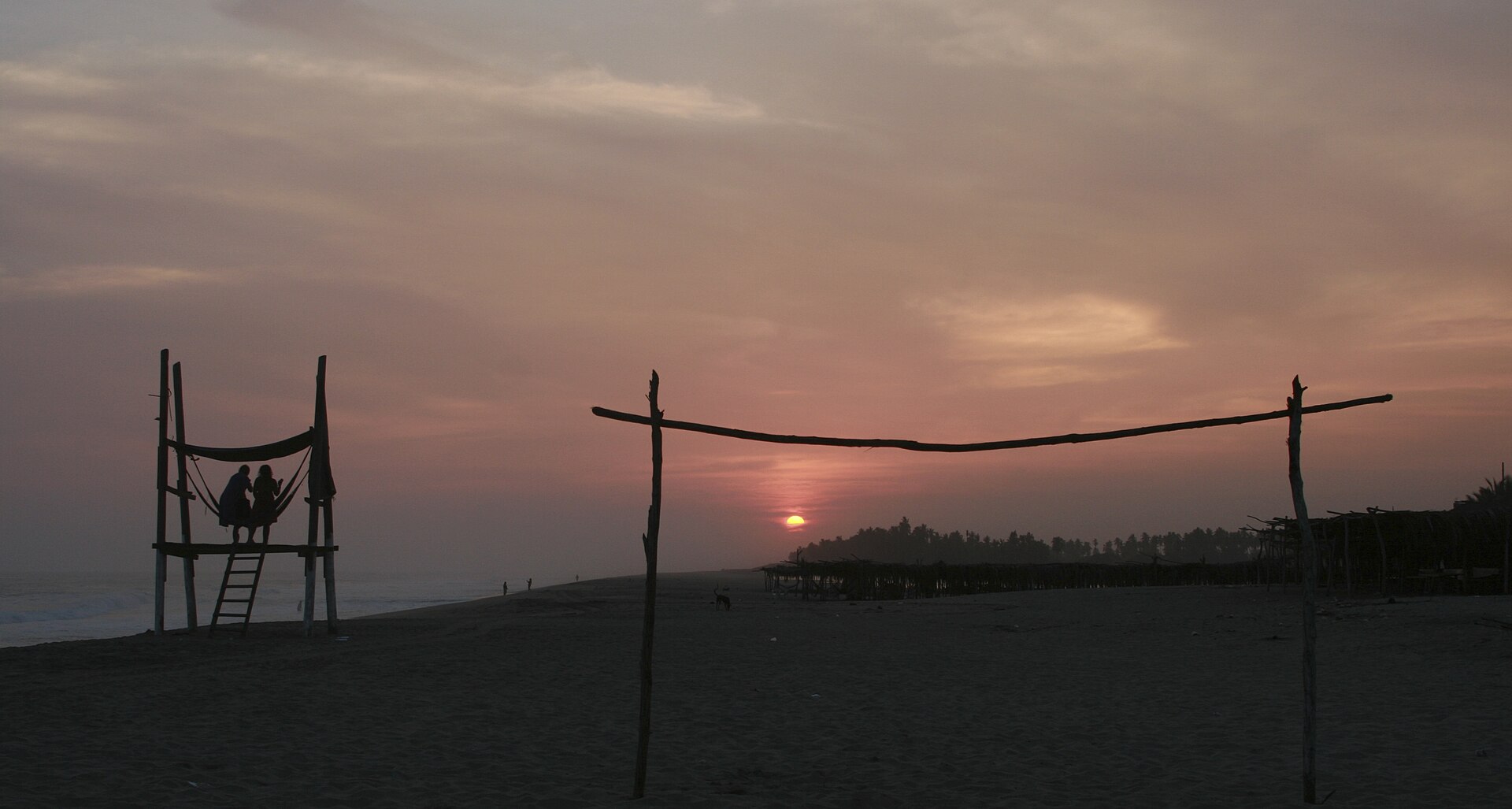 Sunset over Playa Paraiso, Tulum