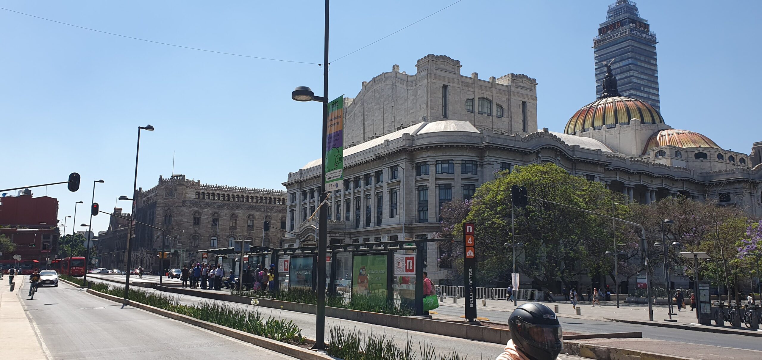 The Palacio de Bellas Artes and Palacio Postal in Mexico City's historic center