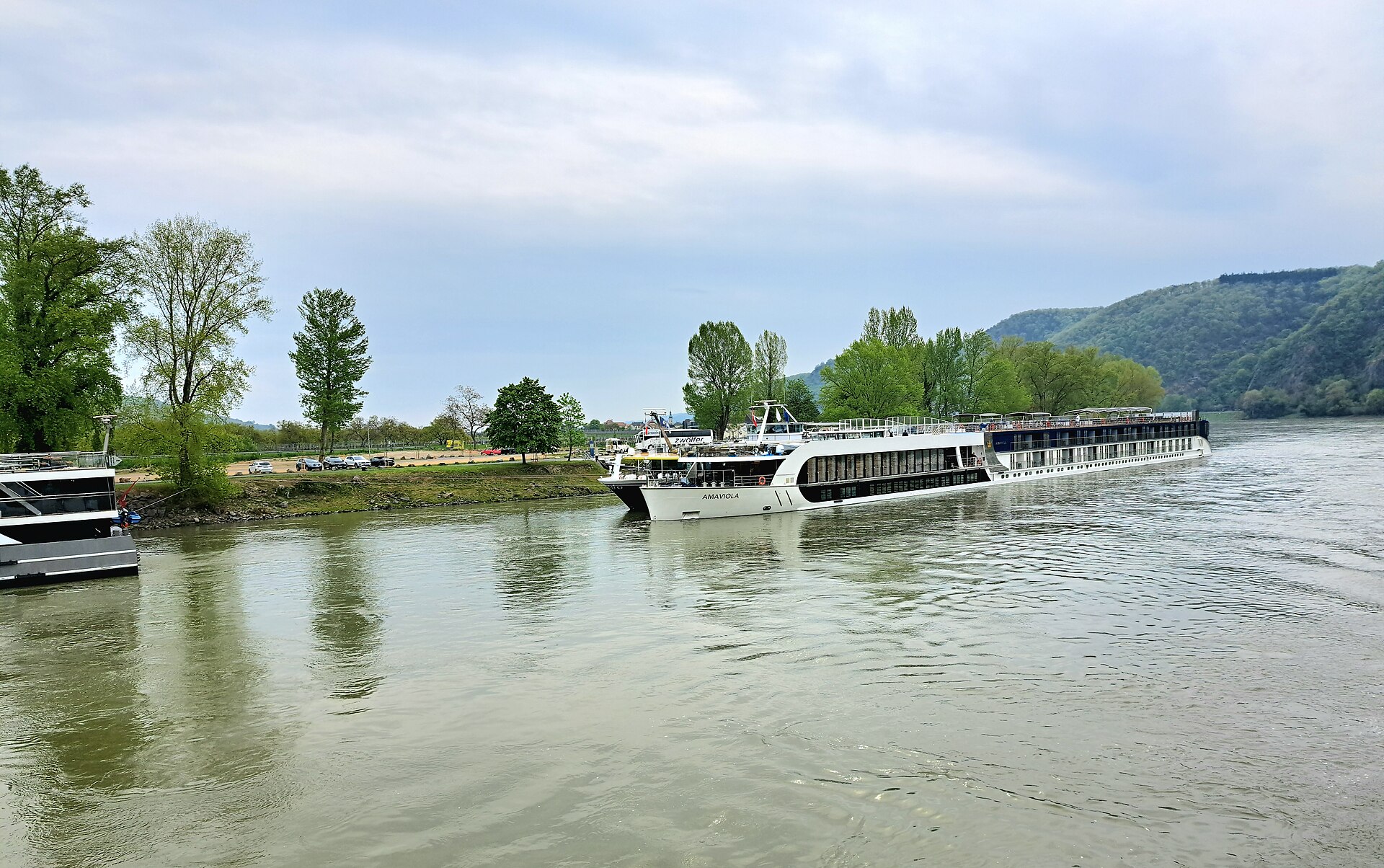 The Danube River at Dürnstein in the Wachau Valley, Austria