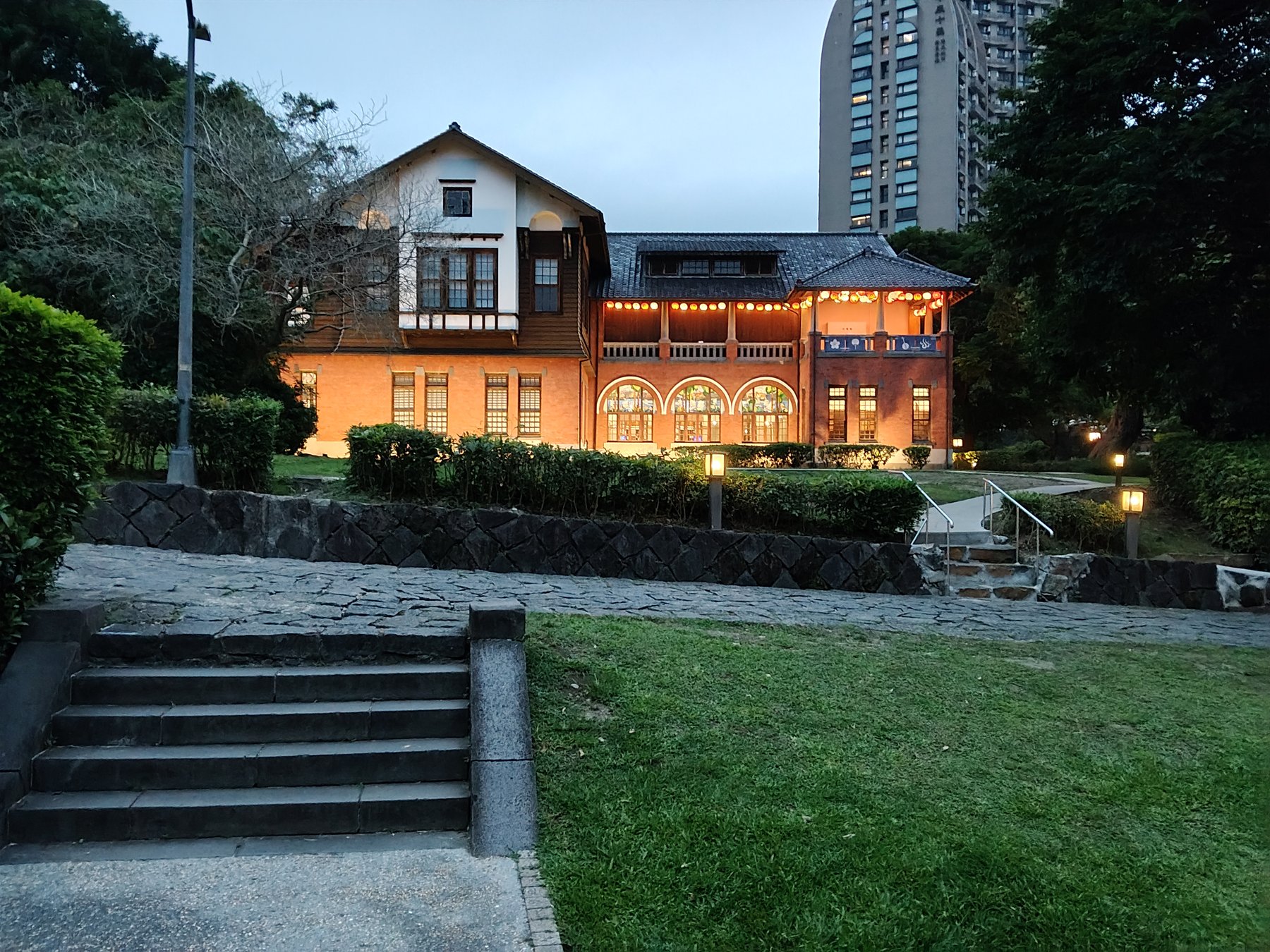 The Beitou Hot Spring Museum, a historic 1913 bathhouse in Taipei, Taiwan