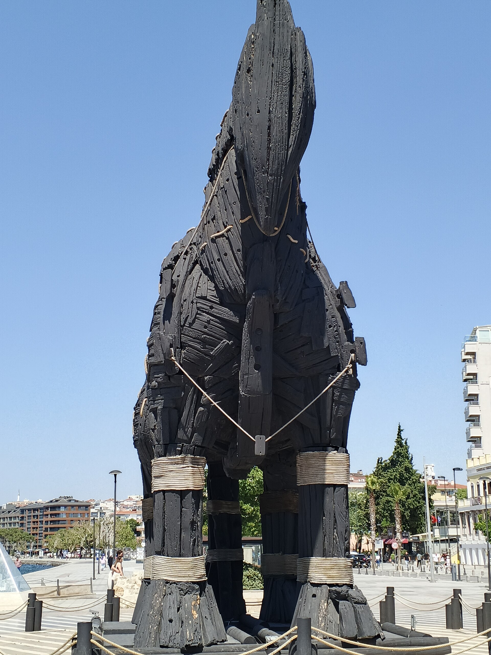 The wooden horse at Troy, Çanakkale