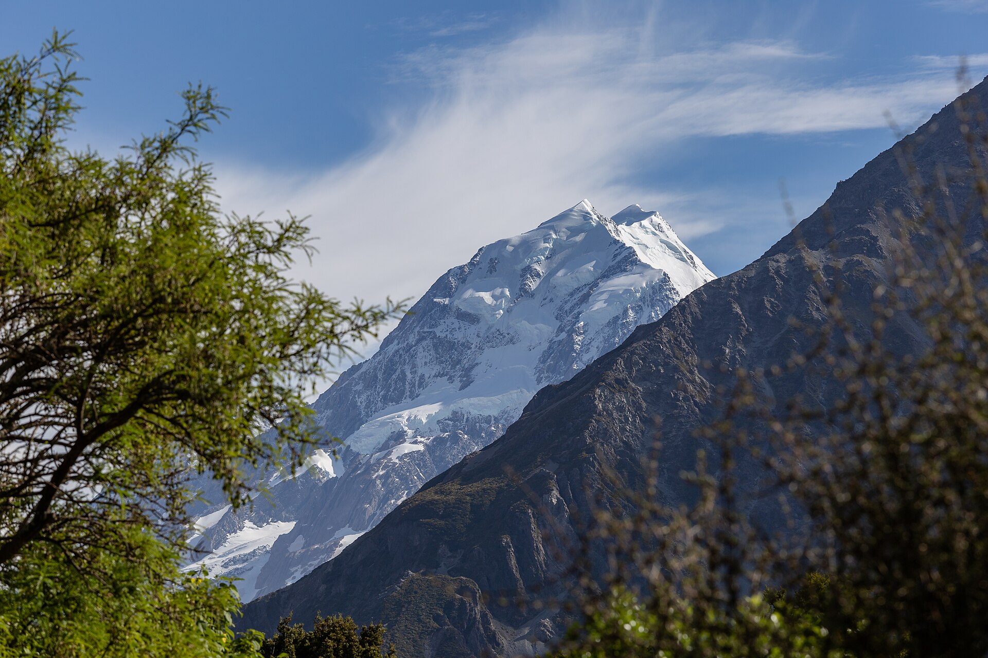 Aoraki / Mount Cook in Aoraki Mount Cook National Park, New Zealand