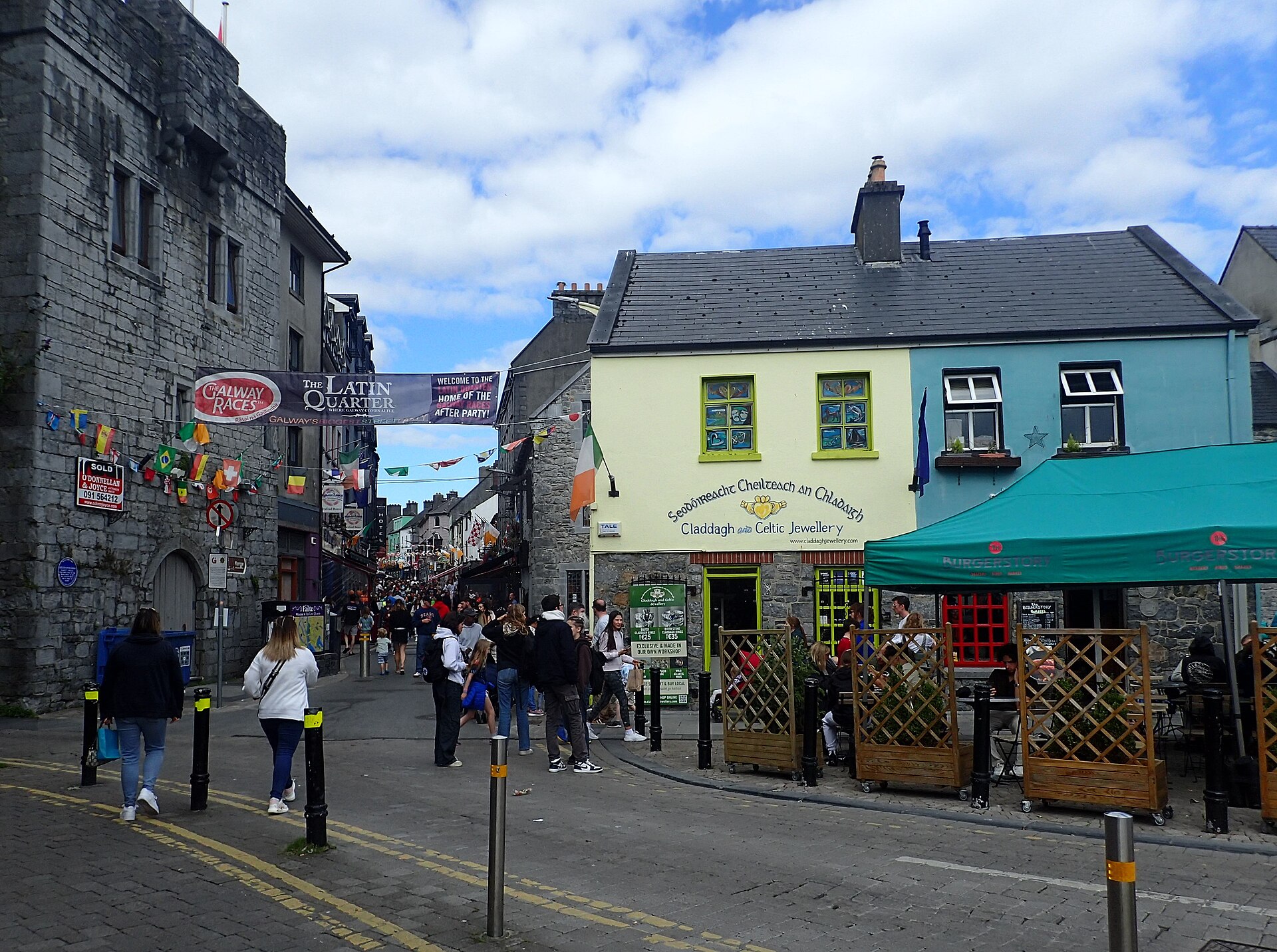 Quay Street in Galway's Latin Quarter