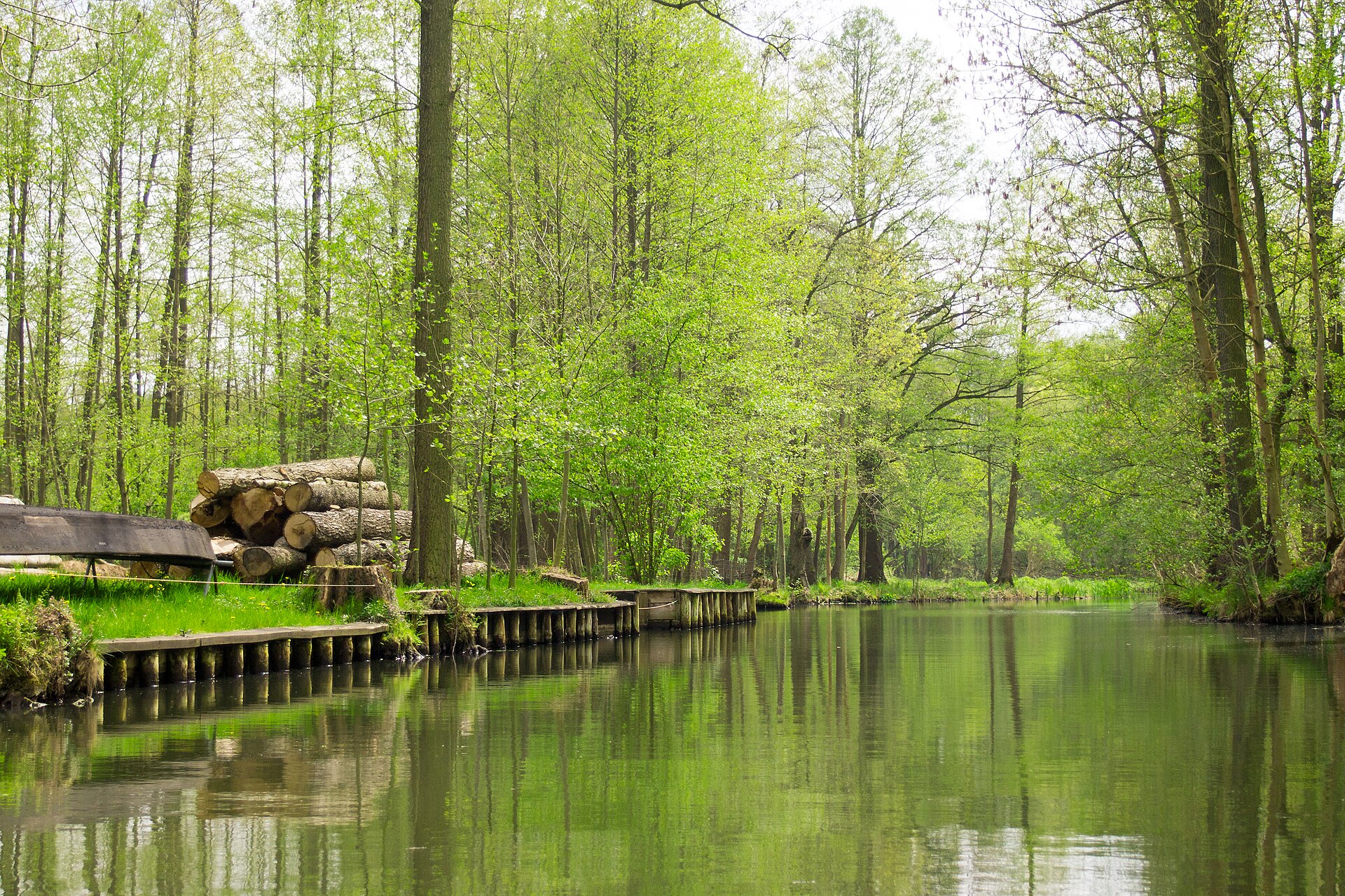 A canal in the Spreewald