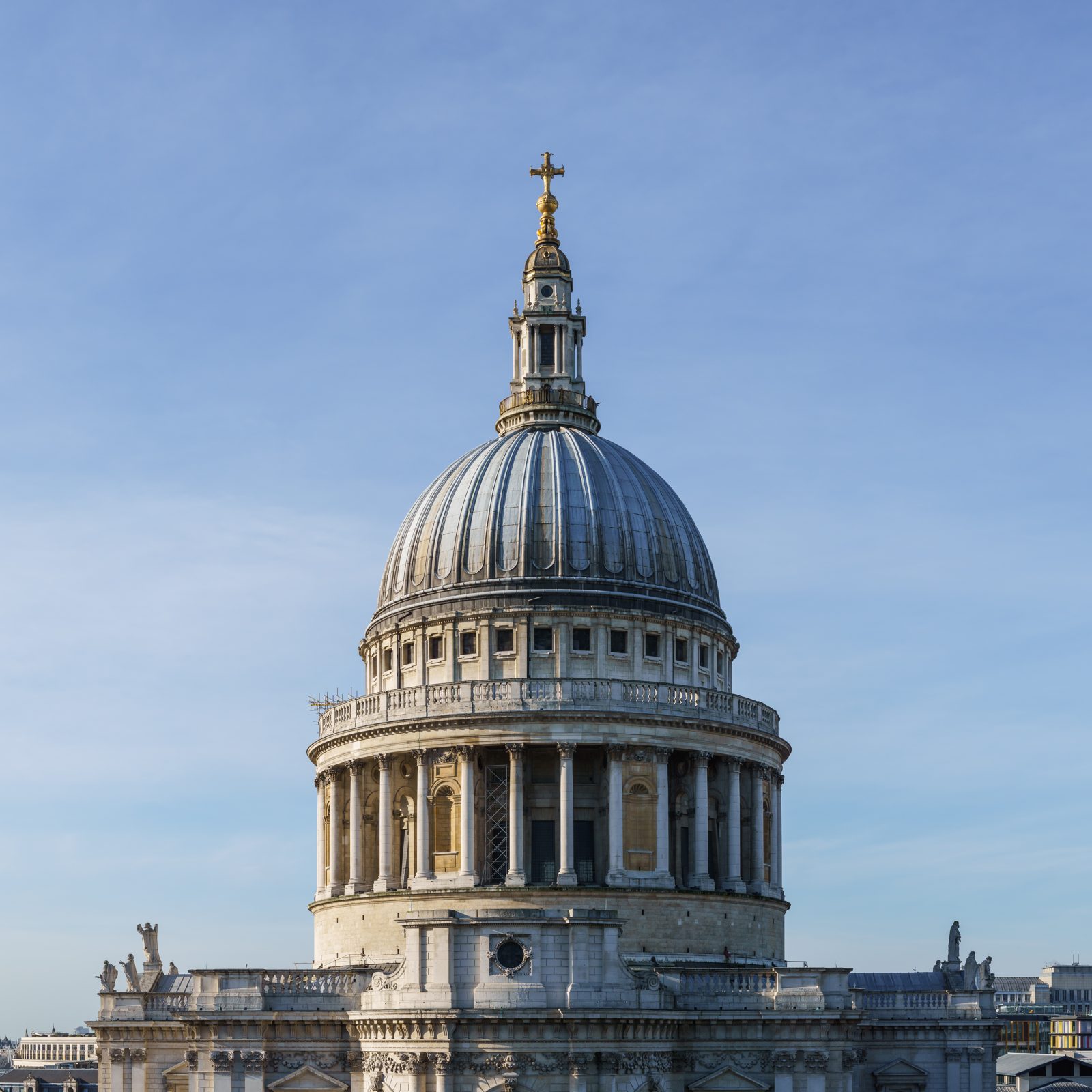 The dome of St Paul's Cathedral in London