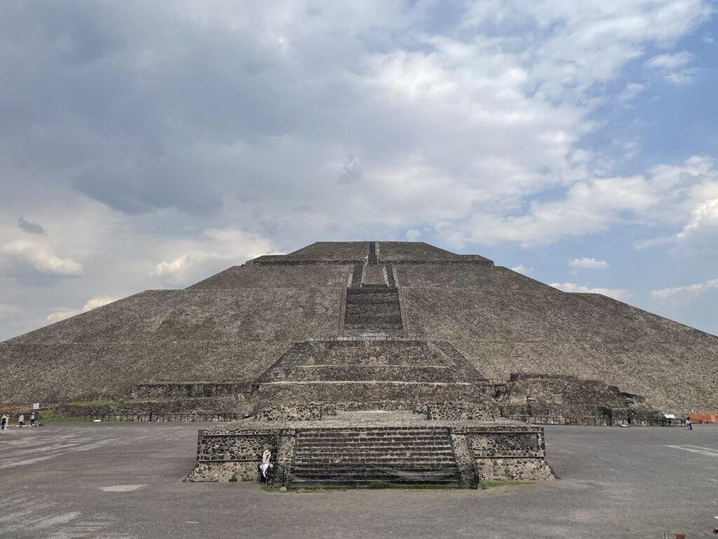 The Pyramid of the Sun at Teotihuacan
