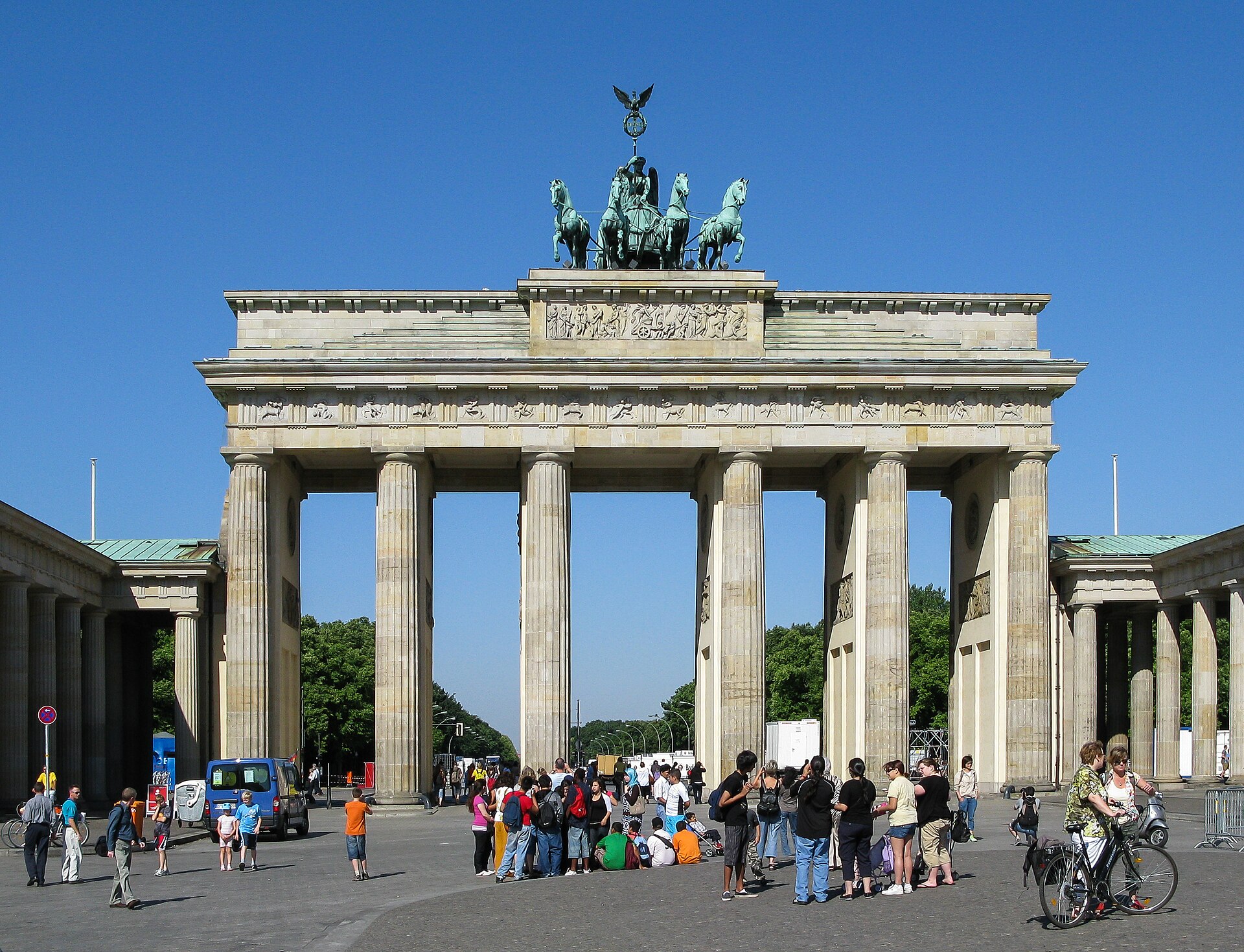 The Brandenburg Gate in Berlin
