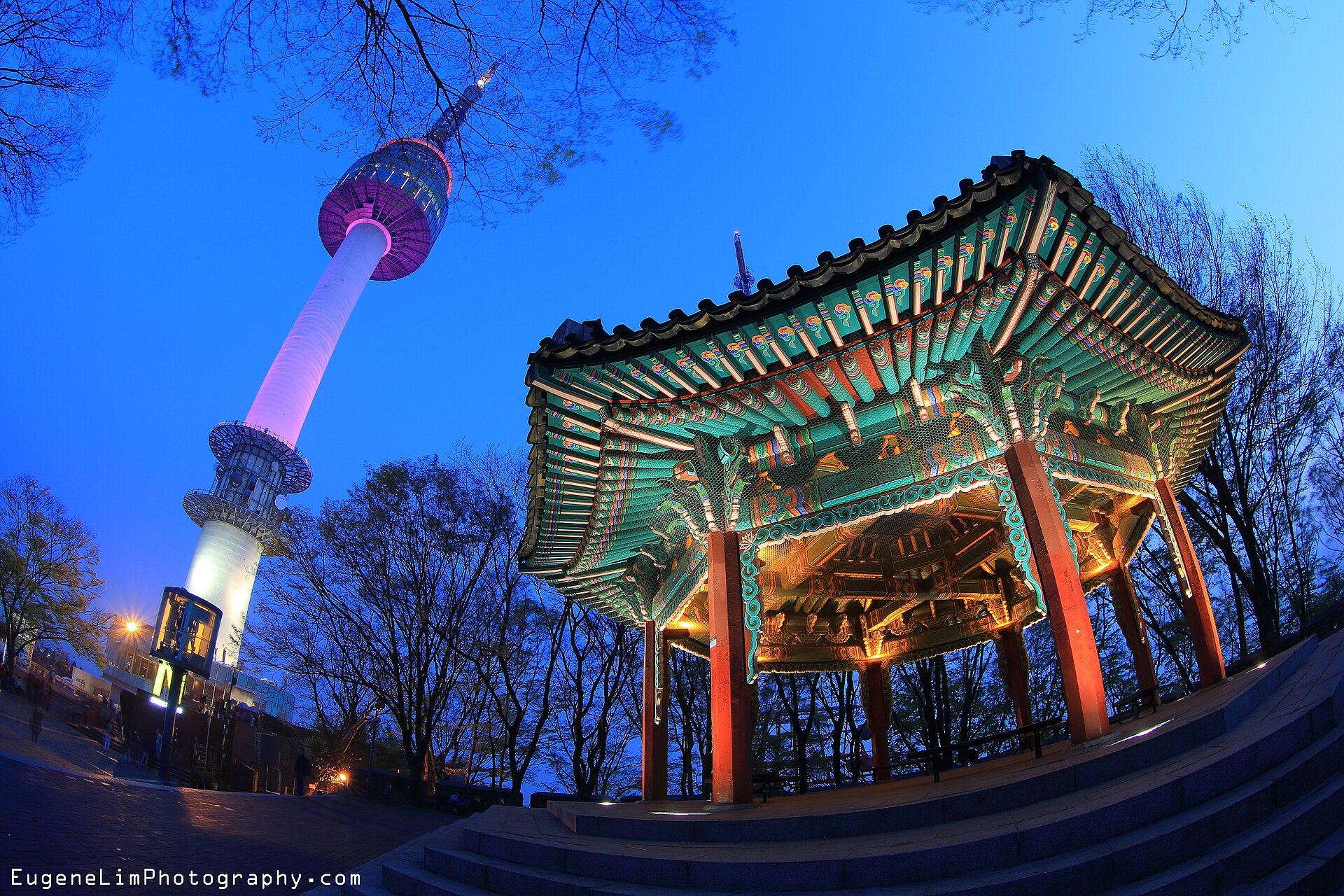 N Seoul Tower on Namsan Mountain in Seoul