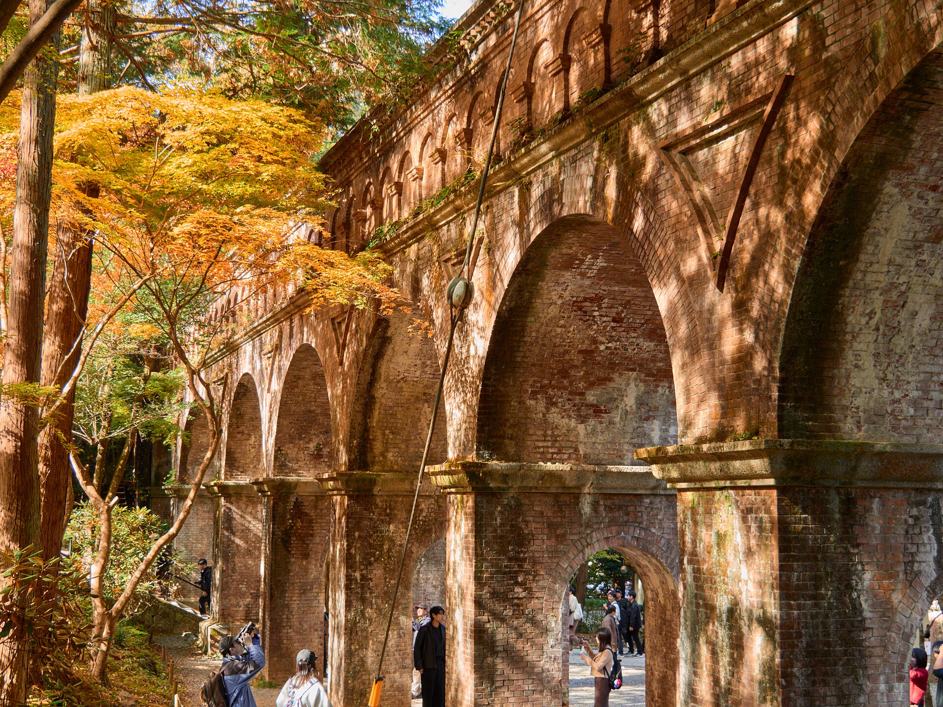 Brick Suirokaku aqueduct at Nanzen-ji temple in Kyoto