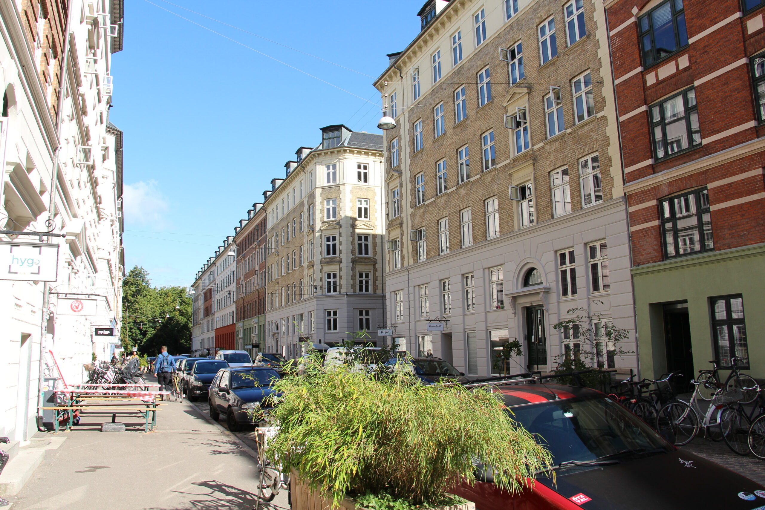 Street scene in Copenhagen's multicultural Nørrebro district