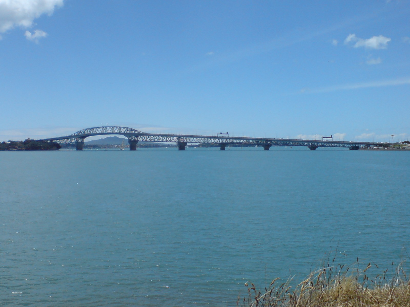 The Auckland Harbour Bridge spanning the Waitemata Harbour