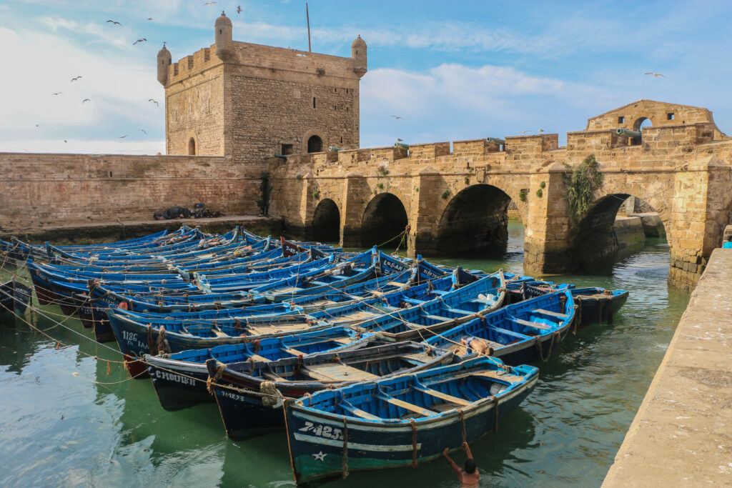 Essaouira day trip from Marrakech: the historic citadel ramparts over the Atlantic