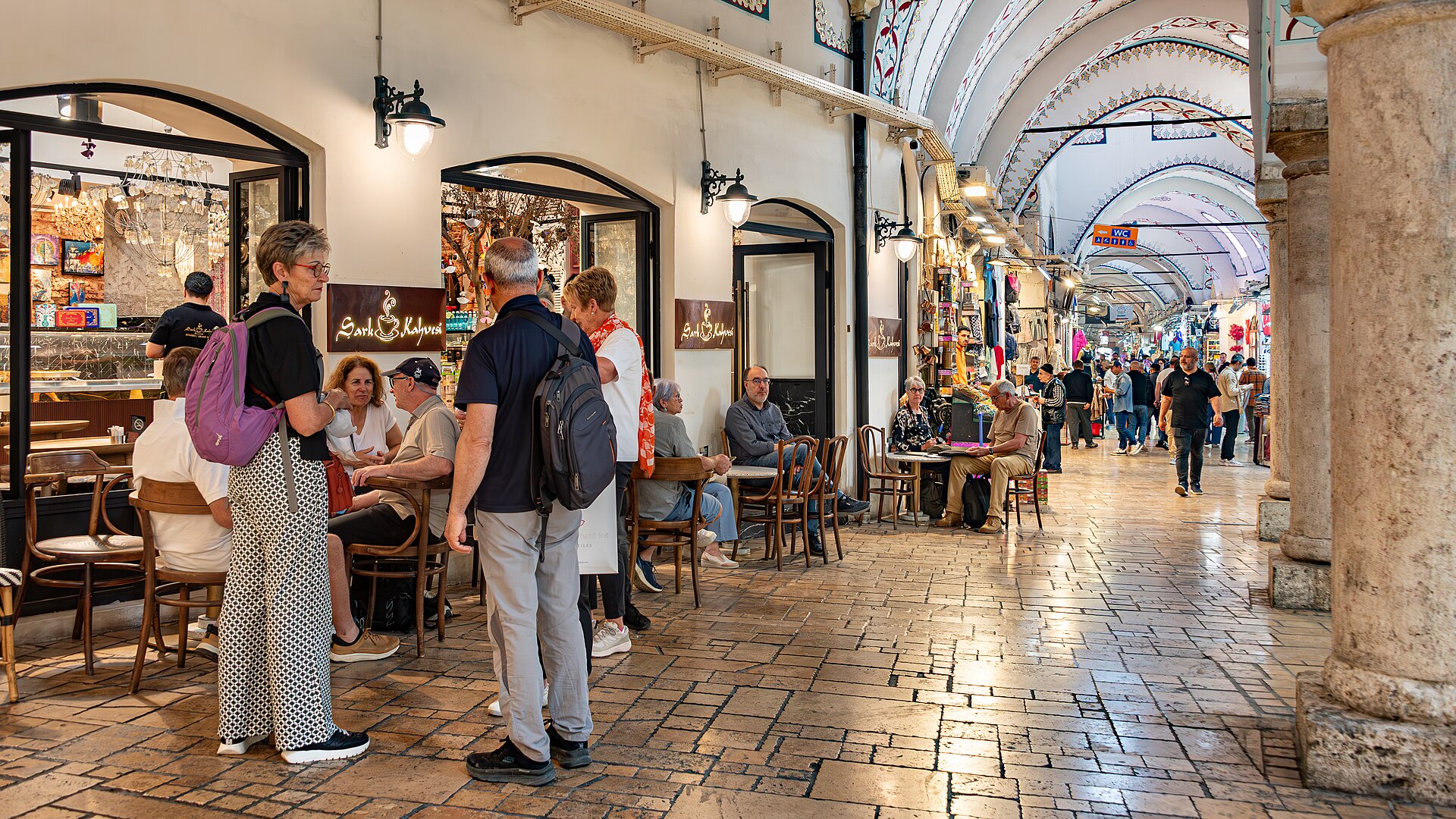 Grand Bazaar stalls in Istanbul Old City