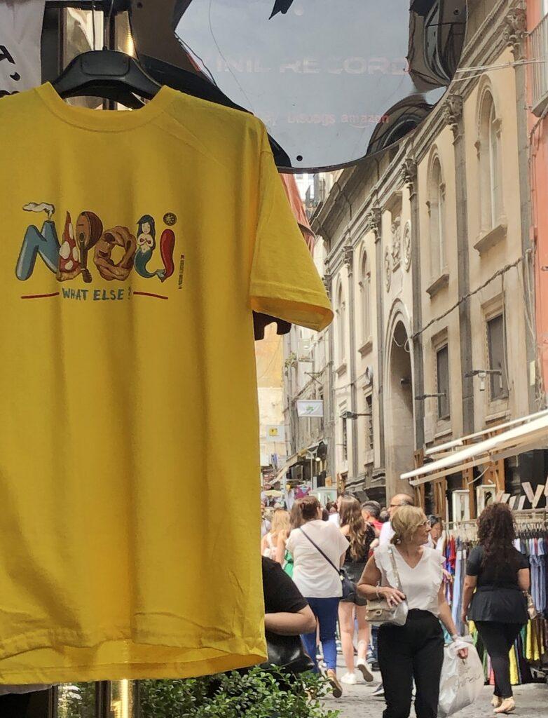 Spaccanapoli street in Naples' historic center