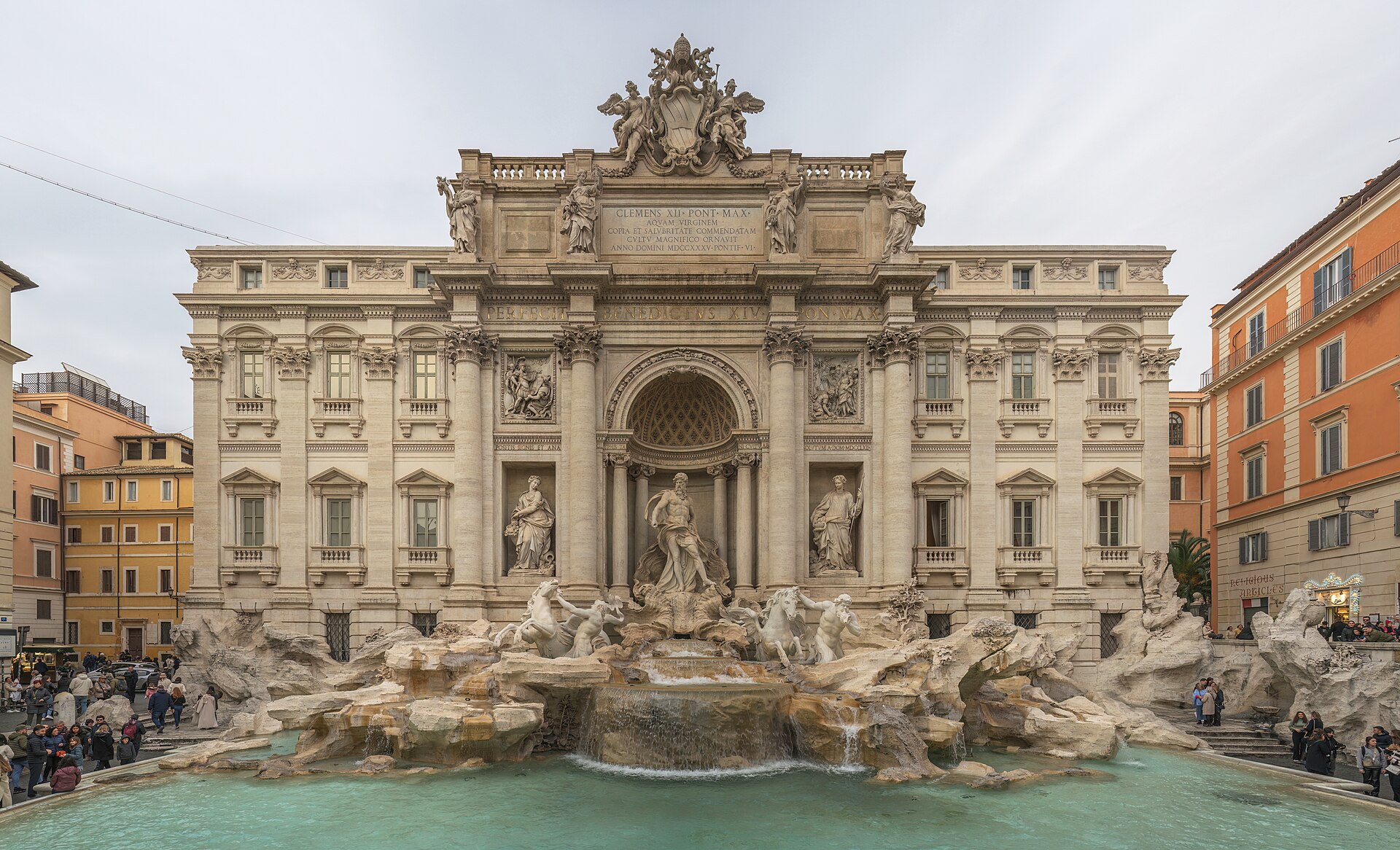 The Trevi Fountain in Rome