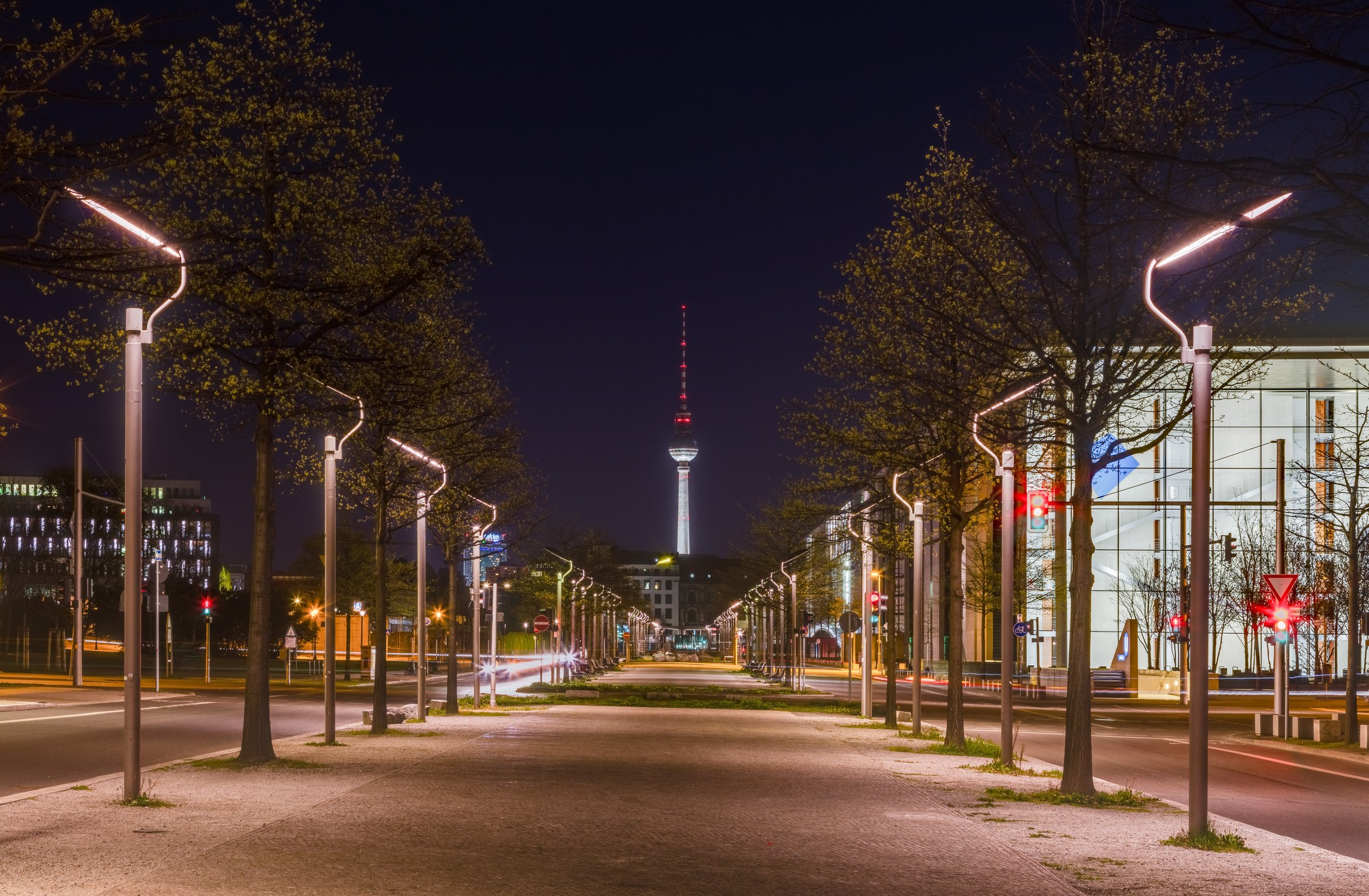 Berlin TV Tower (Fernsehturm) rising above the city skyline